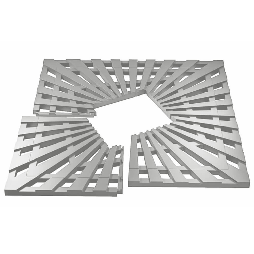 Приствольная решетка для дерева ZKING ATMOSPHERE 1.2х1.2м Бежевая в Великом Новгороде фото