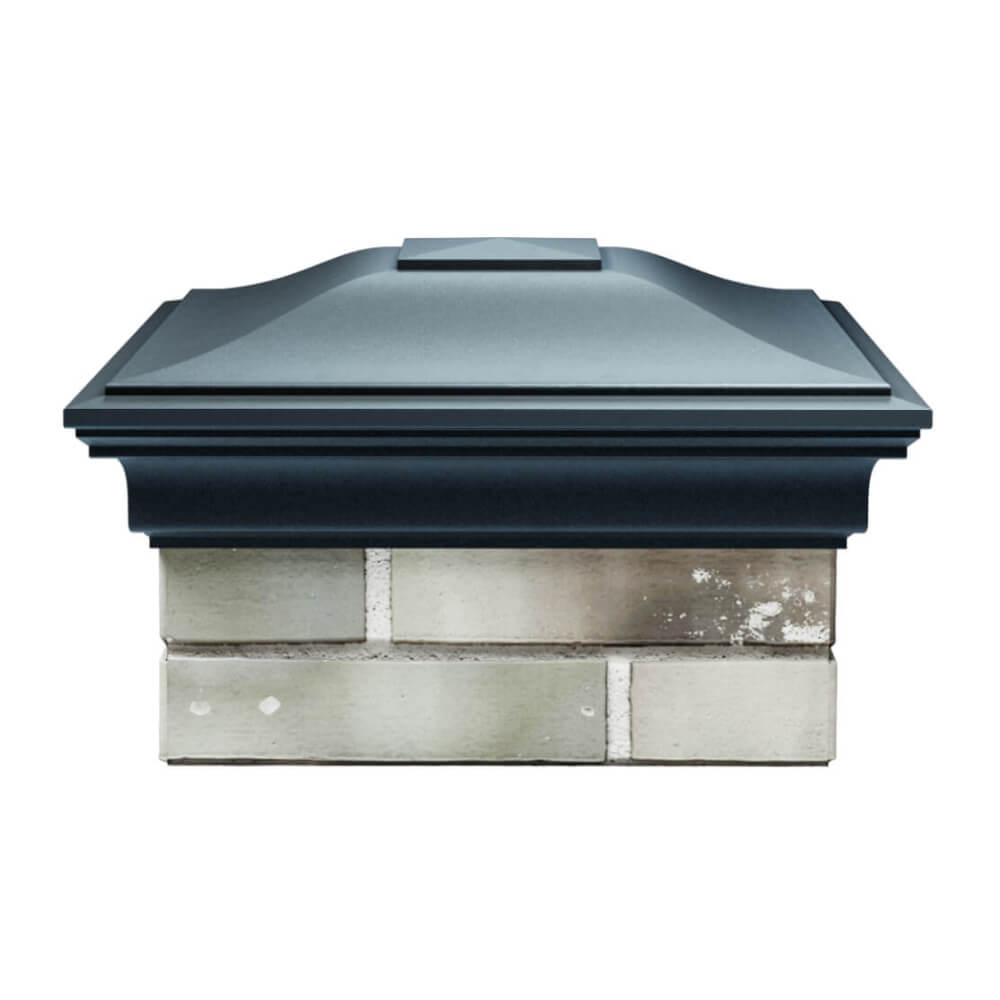 Колпак Zking Монблан Серый на столб 1.5х1.5 еврокирпича 0.7НФ (355х355мм) Великий Новгород фото