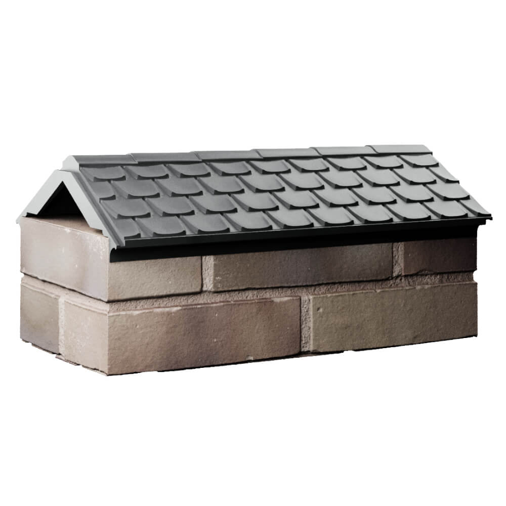 Парапет Zking Эльбрус Серый с посадкой на 1 кирпич (255мм) Великий Новгород фото