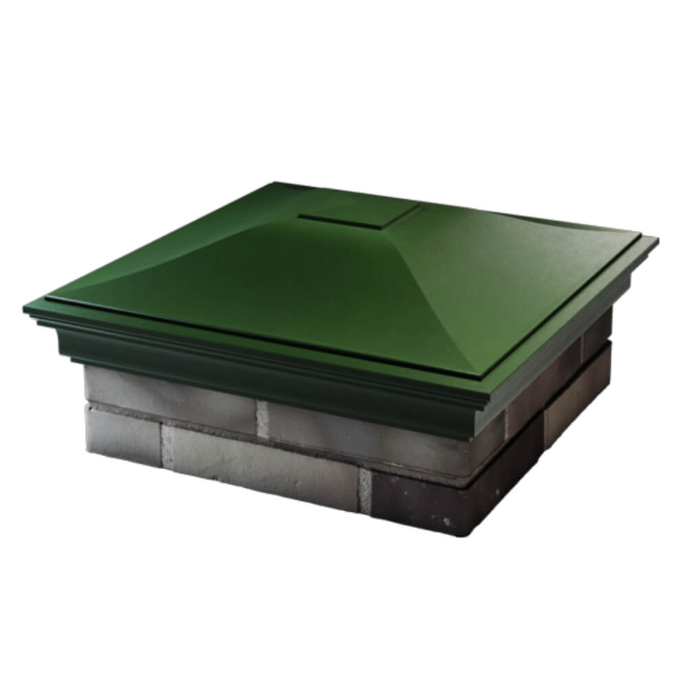 Колпак Zking Монблан Зеленый на столб 2х2 кирпича (515х515мм) в Великом Новгороде фото