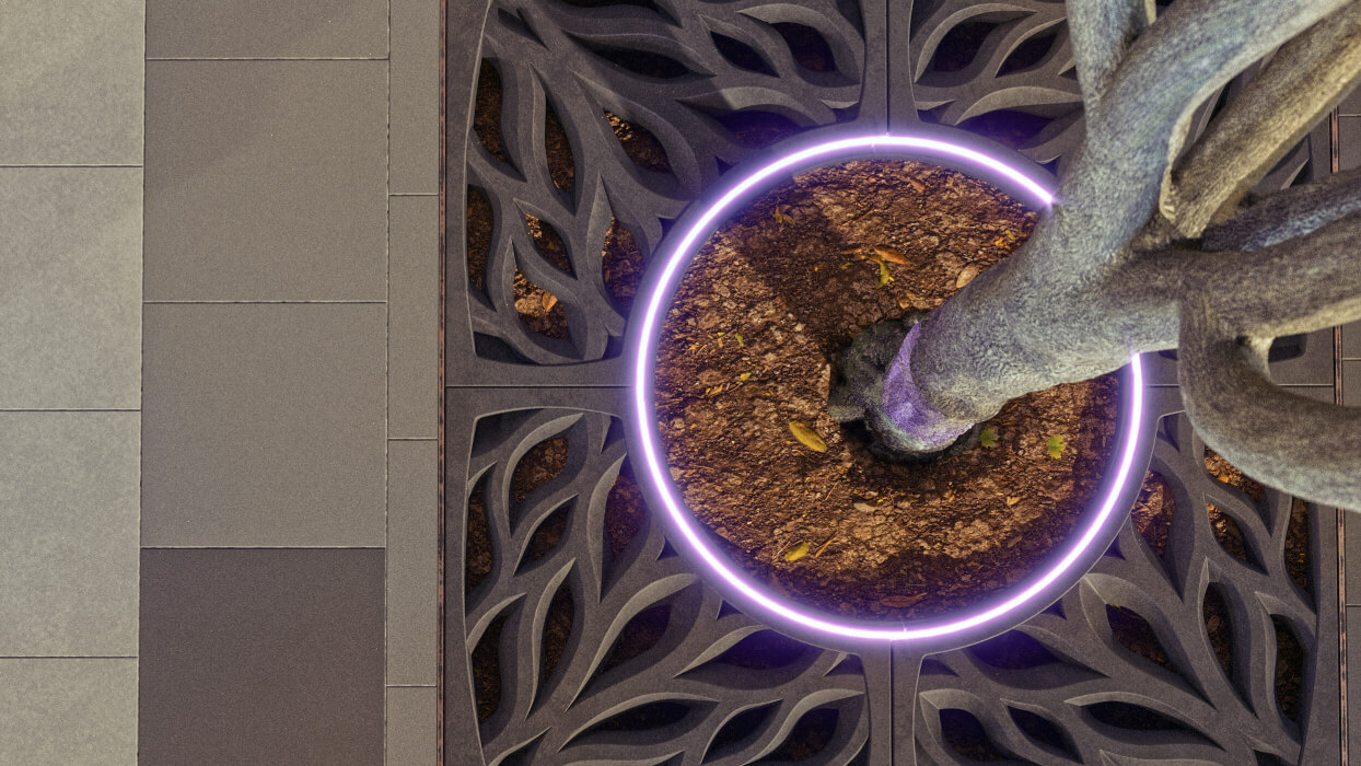 Приствольная решетка для дерева ZKING CRUST 1.2х1.2м Черная в Великом Новгороде фото