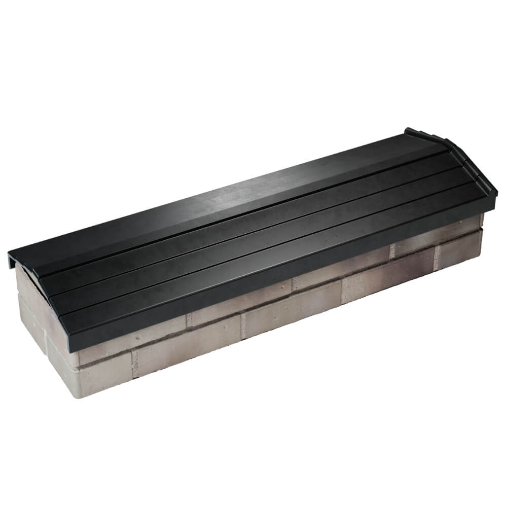 Парапет Zking Бона ХайТек Черный посадка на 0.5 кирпича (130мм) в Великом Новгороде фото