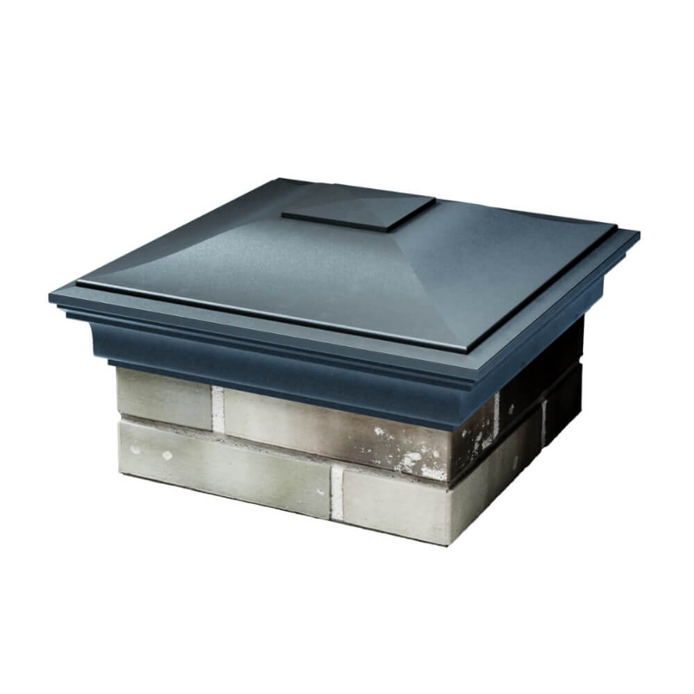 Колпак Zking Монблан Серый на столб 1.5х1.5 еврокирпича 0.7НФ (355х355мм) в Великом Новгороде фото