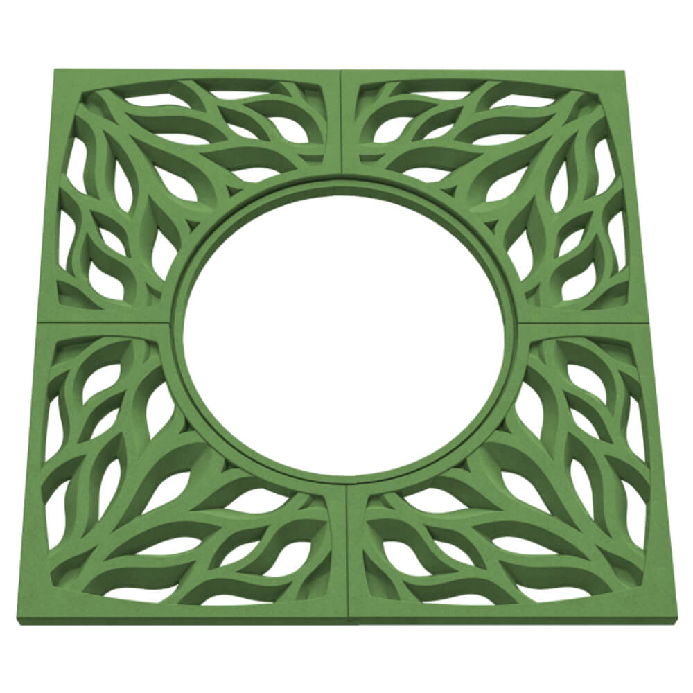 Приствольная решетка для дерева ZKING CRUST 1.2х1.2м Зеленая в Великом Новгороде фото