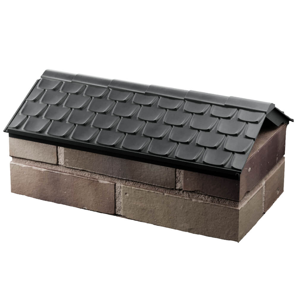 Парапет Zking Эльбрус Серый с посадкой на 1 кирпич (255мм) в Великом Новгороде фото