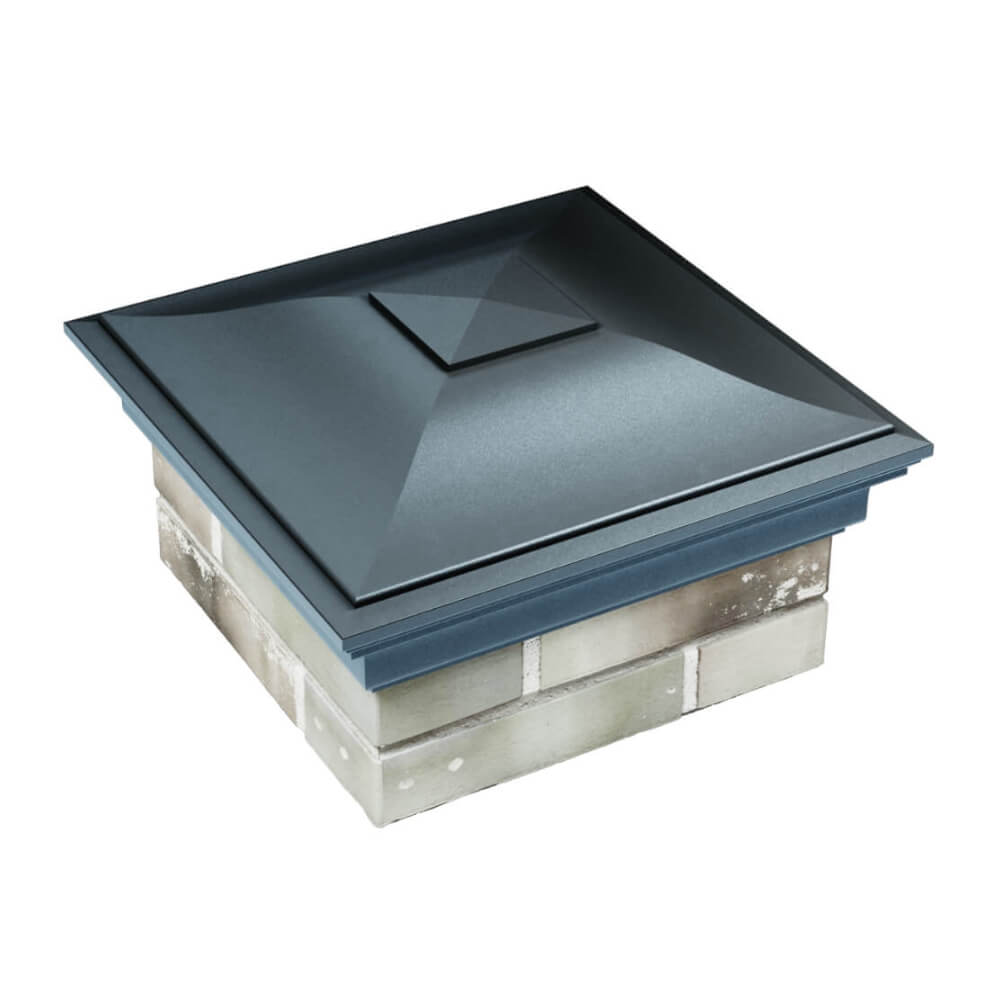 Колпак Zking Монблан Серый на столб 1.5х1.5 еврокирпича 0.7НФ (355х355мм) в Великом Новгороде фото