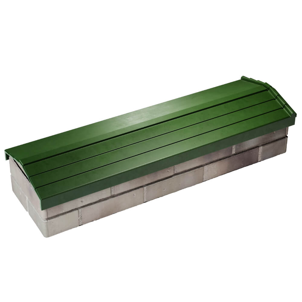 Парапет Zking Бона ХайТек Зеленый посадка на 0.5 кирпича (130мм) в Великом Новгороде фото