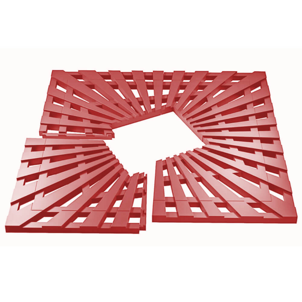 Приствольная решетка для дерева ZKING ATMOSPHERE 1.2х1.2м Красная в Великом Новгороде фото