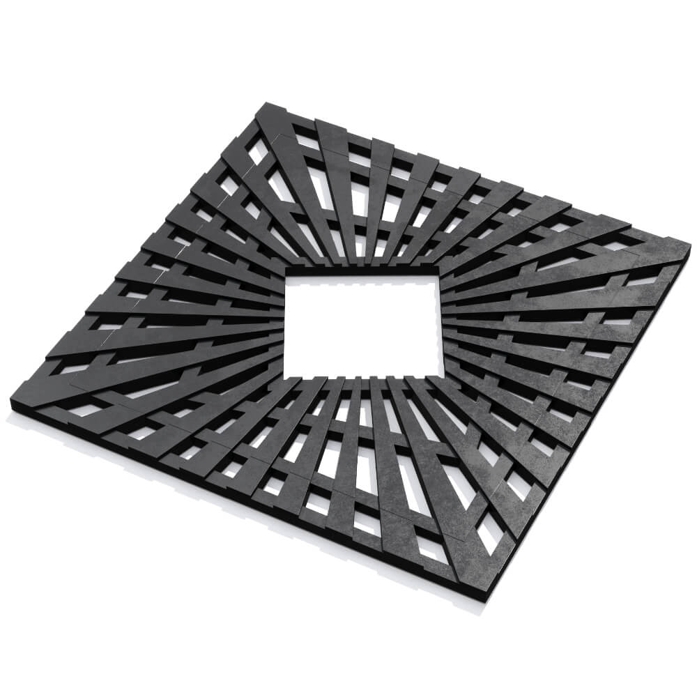 Приствольная решетка для дерева ZKING ATMOSPHERE 1.2х1.2м Черная в Великом Новгороде фото