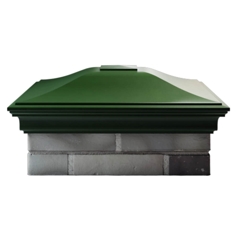 Колпак Zking Монблан Зеленый на столб 2х2 кирпича (515х515мм) в Великом Новгороде фото