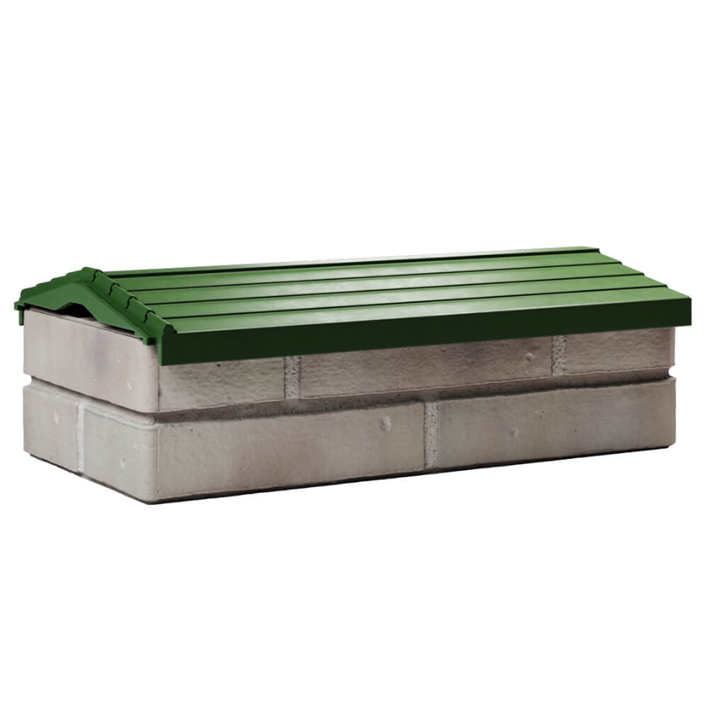 Парапет Zking Бона ХайТек Зеленый с посадкой на 1 кирпич (200/225/255мм) Великий Новгород фото