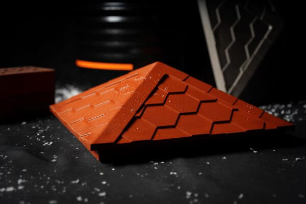 Колпак Zking Эверест Красный на столб 1.5х1.5 кирпича (390х390мм) в Великом Новгороде фото