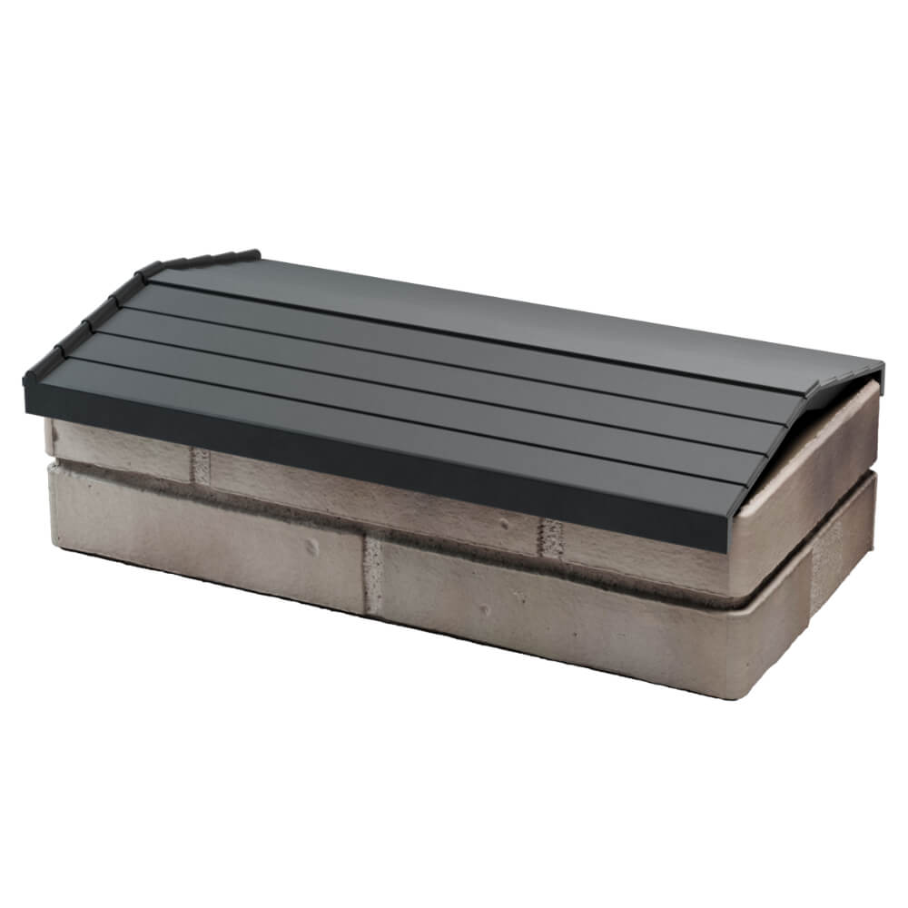 Парапет Zking Бона ХайТек Серый с посадкой на 1 кирпич (200/225/255мм) в Великом Новгороде фото